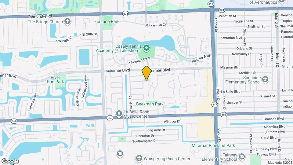 2660 SW 85th Terrace Map and Location Details