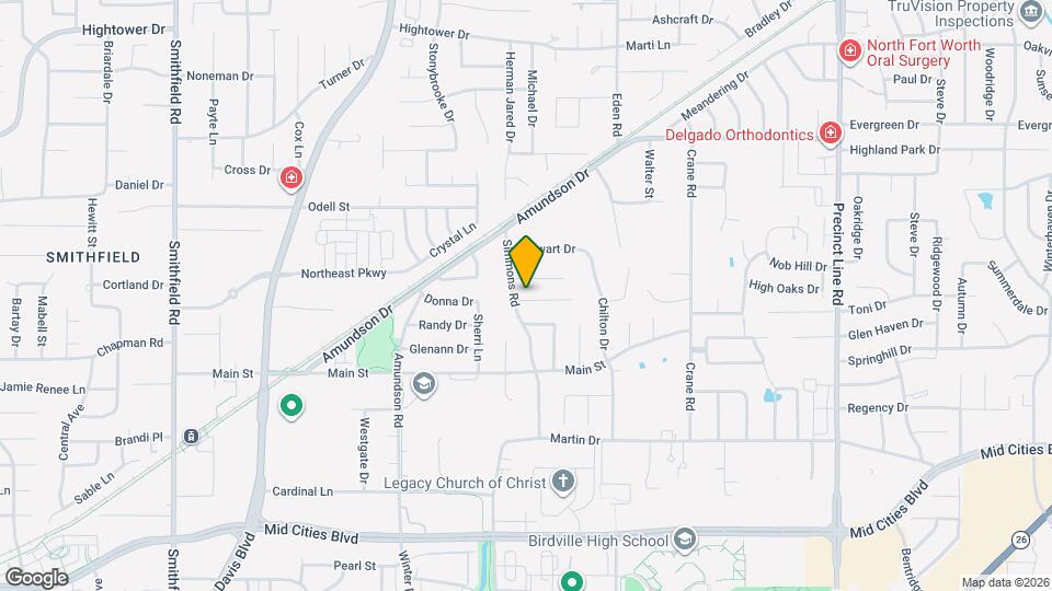 8705 Irongate Dr Map and Location Details