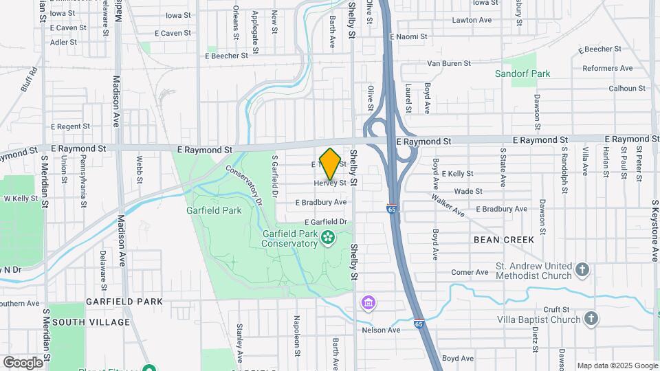 1027 Hervey St Map and Location Details