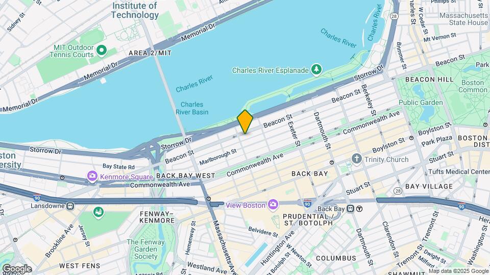 389 Beacon St, Unit 6 Map and Location Details