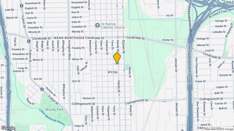 1518 Malvern St Mapa y Detalles de la Ubicación
