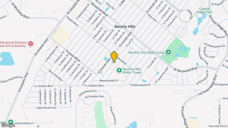 209 S Lee St Map and Location Details