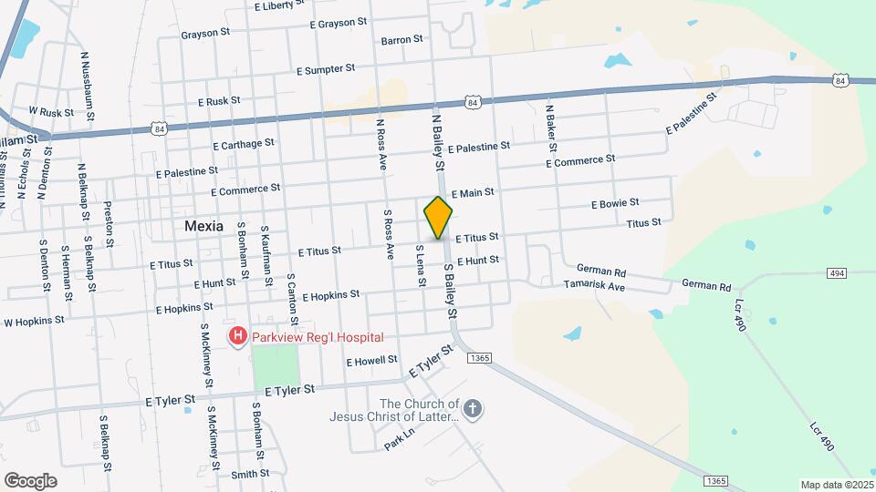 926 E Titus St Mapa y Detalles de la Ubicación
