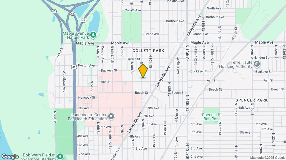 1801 N 9th St Map and Location Details