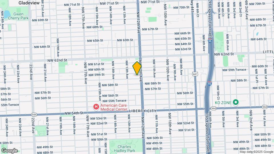 58th Terrace Apartments Map and Location Details