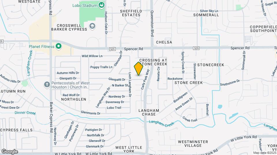 17222 Glenpatti Dr Map and Location Details