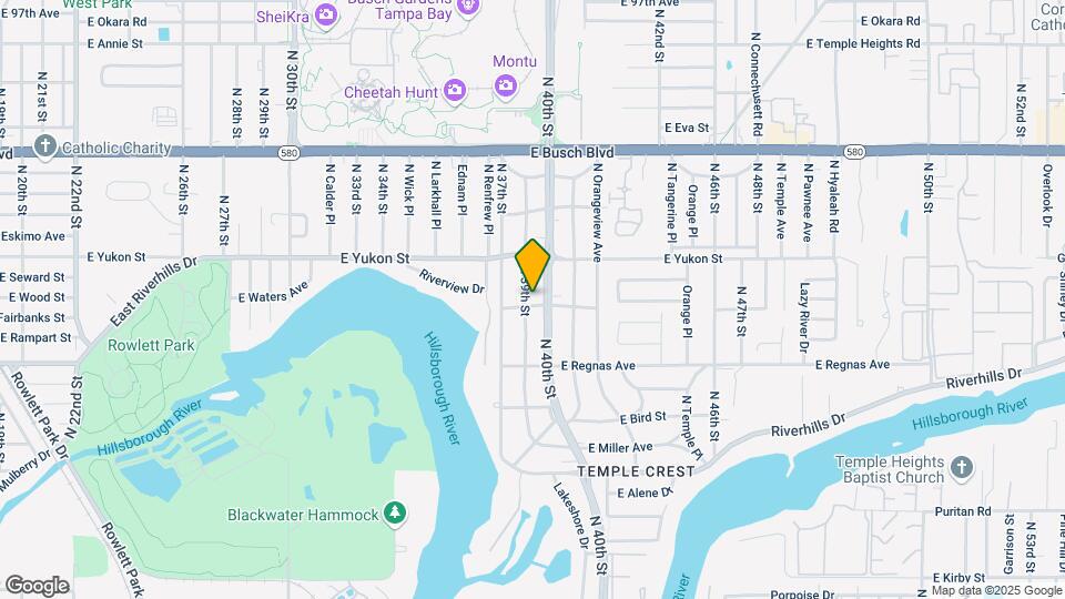 8601 N 39th St Map and Location Details