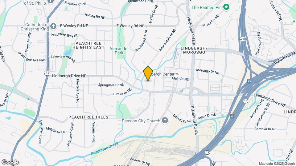 430 Lindbergh Drive NE Map and Location Details