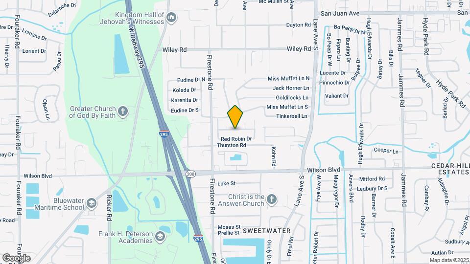 7006 Christopher Robin Dr Map and Location Details
