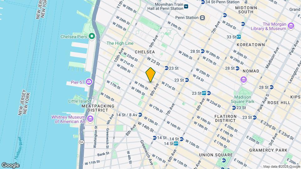 308 W 20th St Mapa y Detalles de la Ubicación
