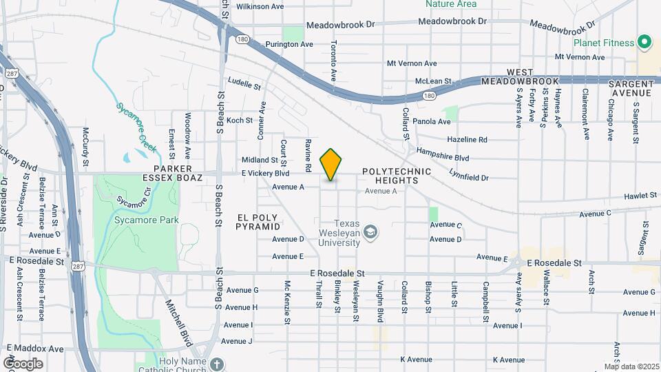 2913 Avenue A Map and Location Details
