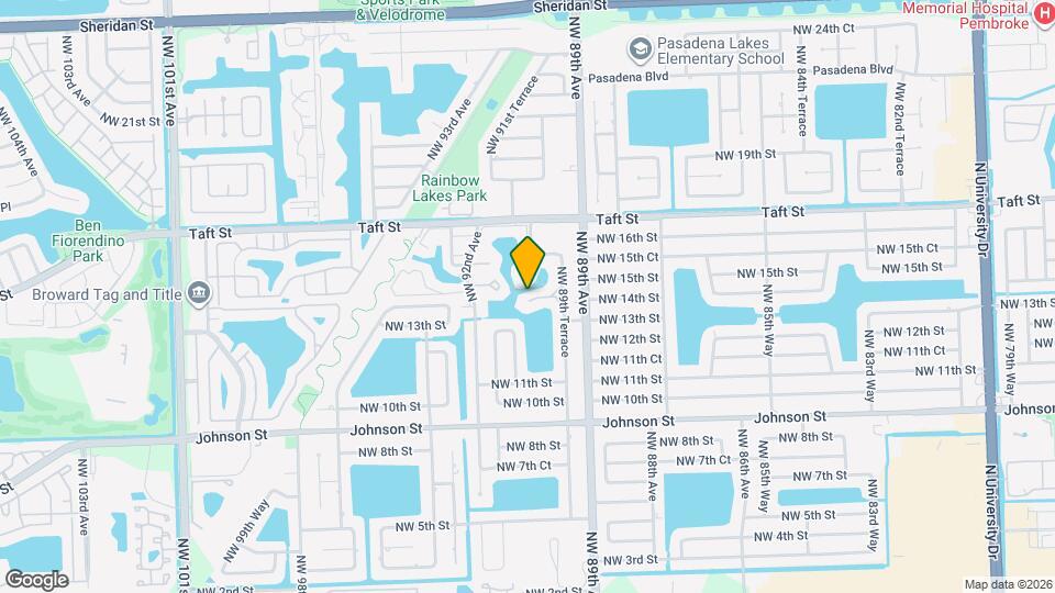 8975 Palm Tree Ln Map and Location Details