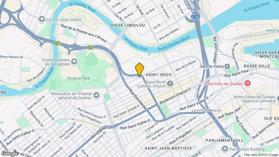 383 Du Prince-Édouard Rue Map and Location Details