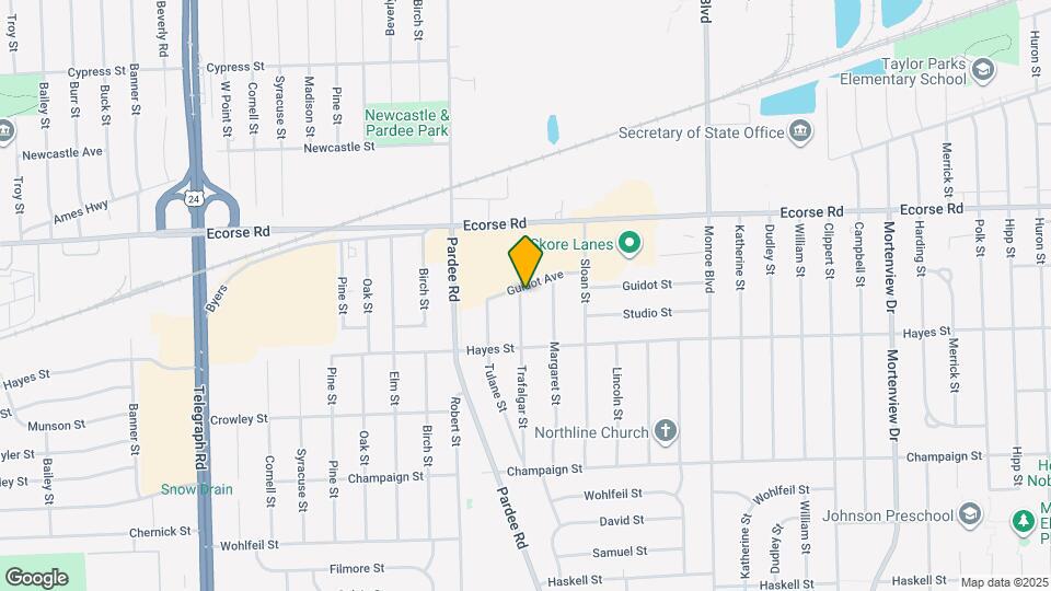 7515 Trafalgar St Map and Location Details