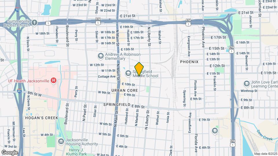2040 N Market St Map and Location Details