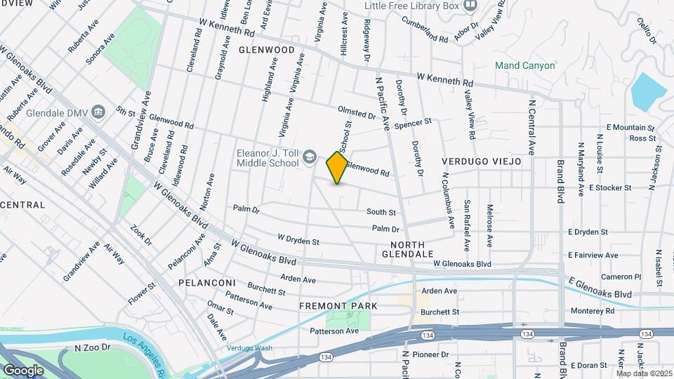 600 W Stocker St Mapa y Detalles de la Ubicación