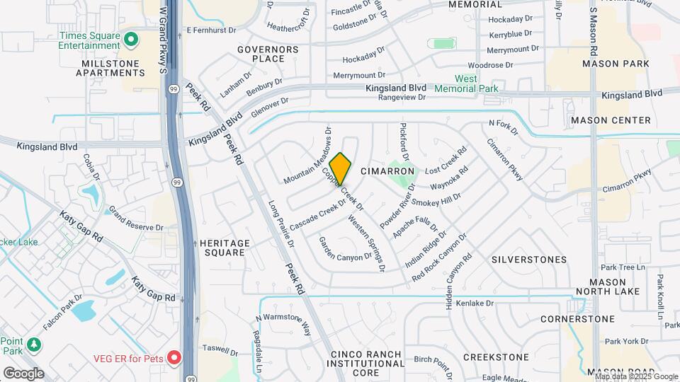 1003 Valley Ranch Dr Map and Location Details