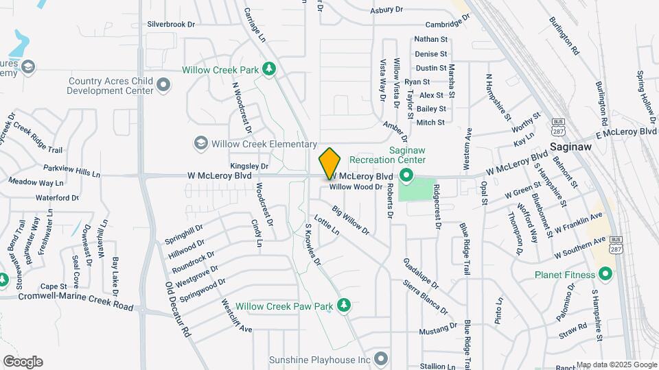 1424 Woods Ln Map and Location Details