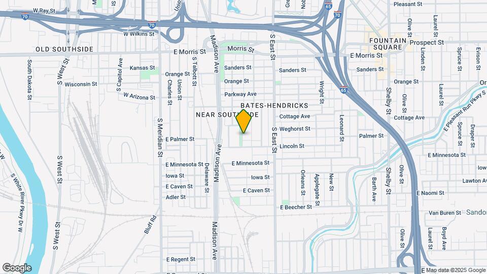 1525 S Alabama St Map and Location Details