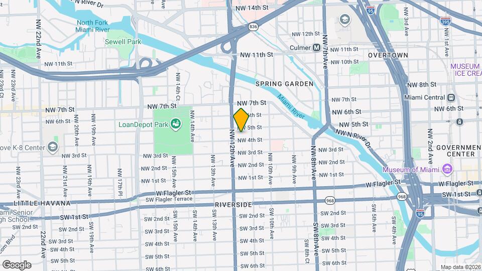 1145 NW 4th St Map and Location Details