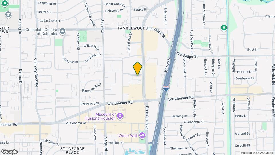 2120 Post Oak Blvd Map and Location Details
