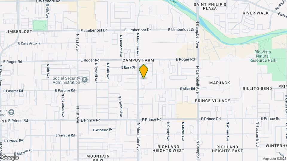 1339 E Allen Rd Map and Location Details