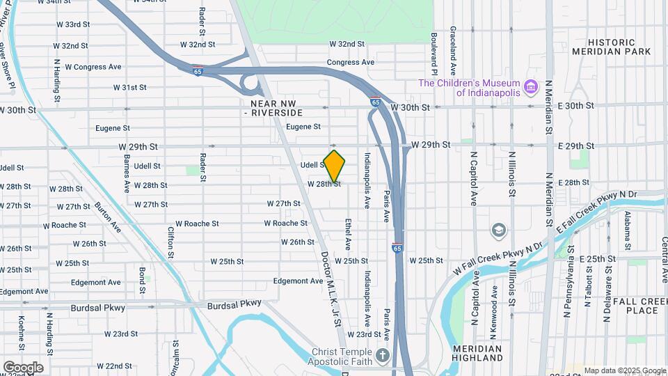 553 W 28th St Map and Location Details