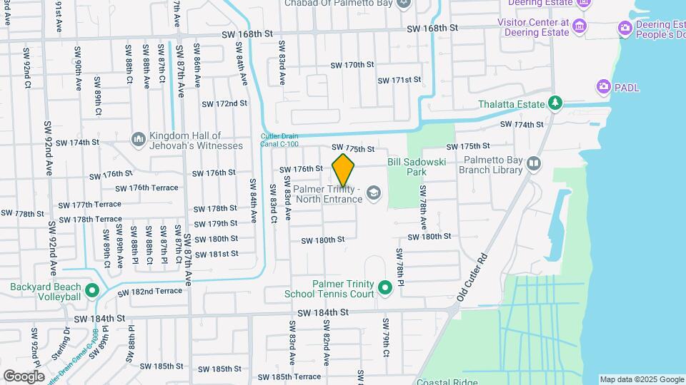 17750 SW 80th Ct Map and Location Details