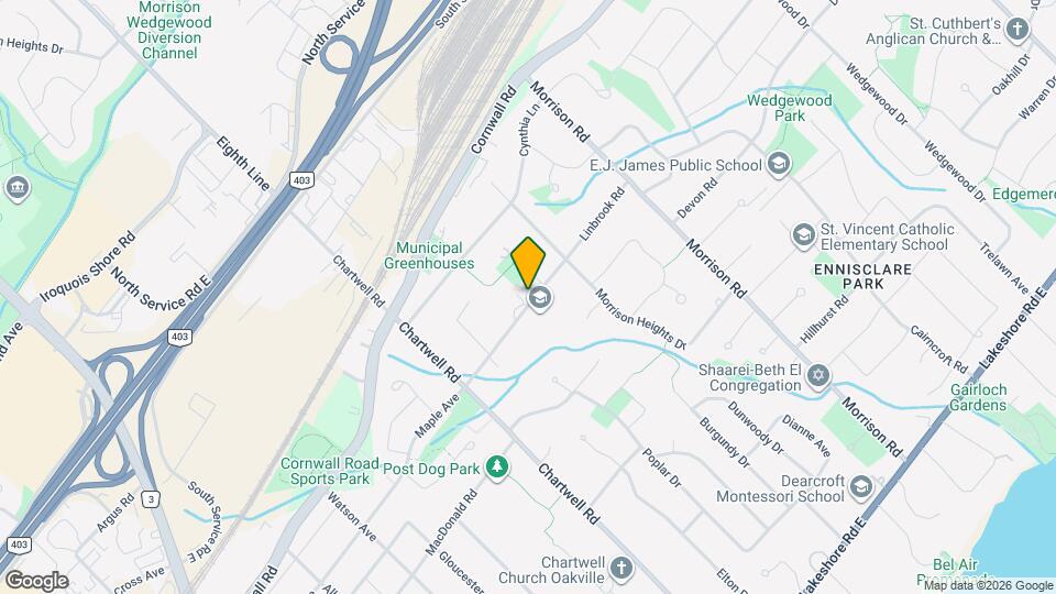 1087 Linbrook Rd Map and Location Details