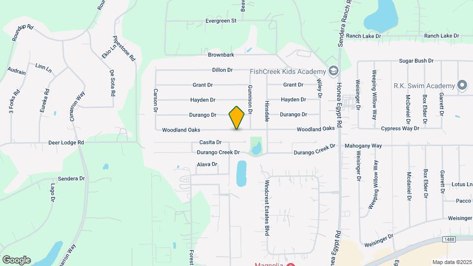 6719 Woodland Oaks Map and Location Details