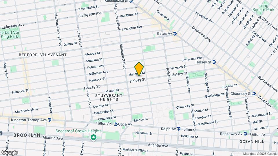 625 Halsey St Map and Location Details