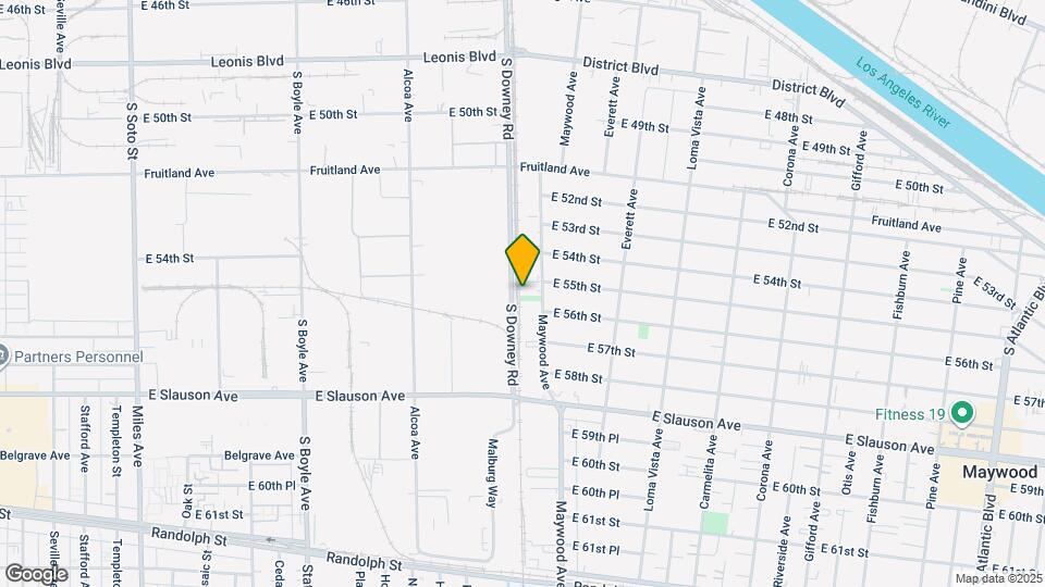 5503-5509 Maywood Ave Mapa y Detalles de la Ubicación