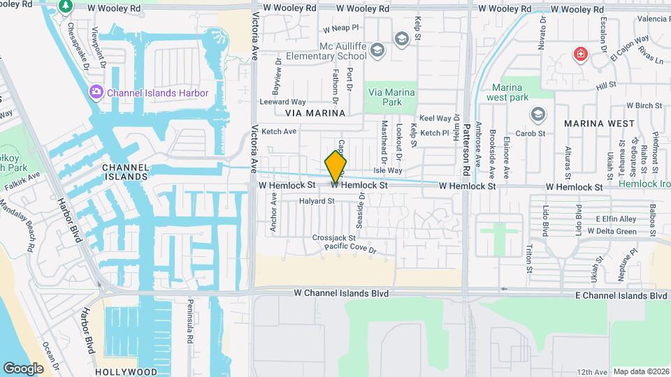 660 HEMLOCK St Map and Location Details