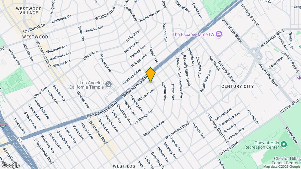 1825 Westholme Ave Map and Location Details