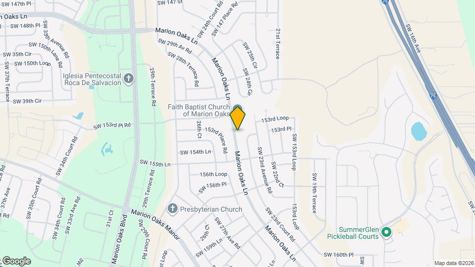 405 Marion Oaks Ln Map and Location Details