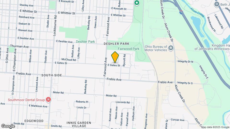 1570 E Gates St Map and Location Details