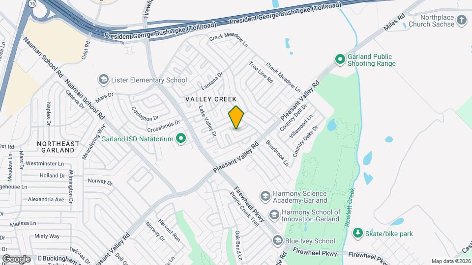 2002 Oak Creek Ct Mapa y Detalles de la Ubicación