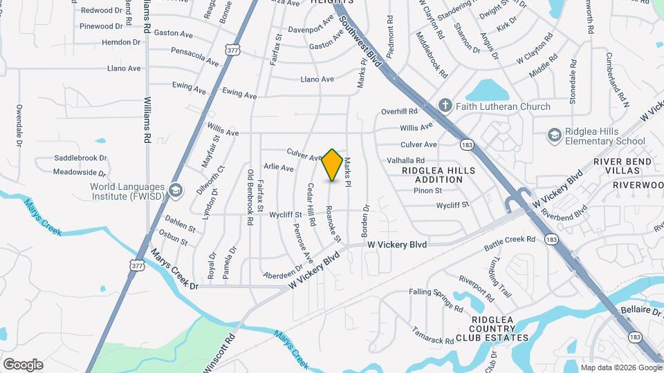 4909 Roanoke St Map and Location Details