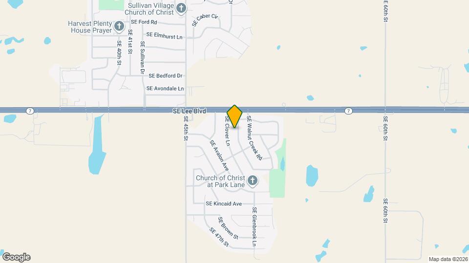 1411 SE Hillcrest Ave Map and Location Details