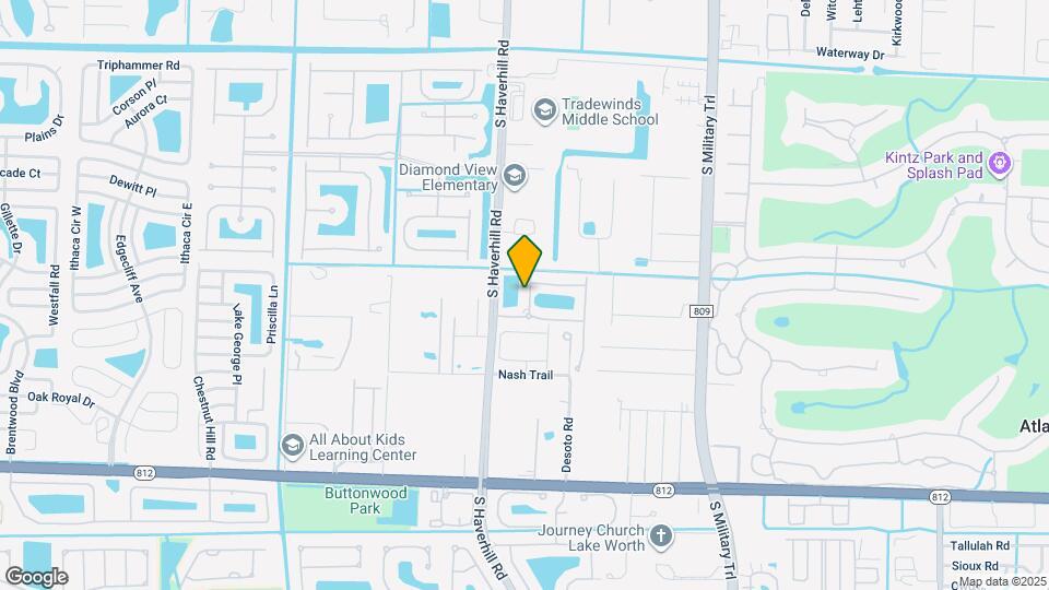 4205 Bamboo Palm Ct Map and Location Details