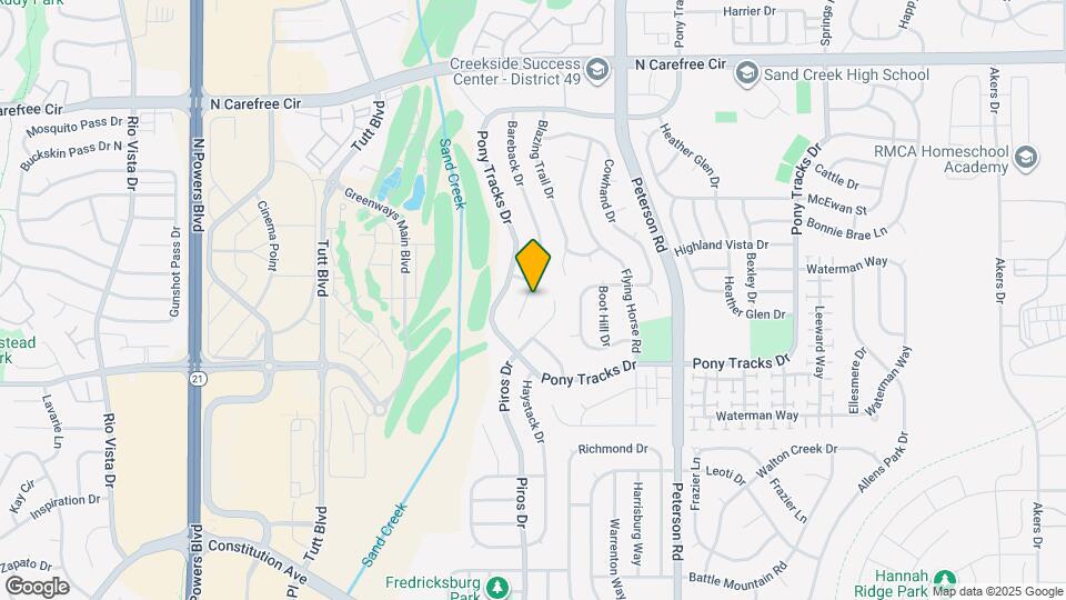 3365 Bareback Dr Map and Location Details