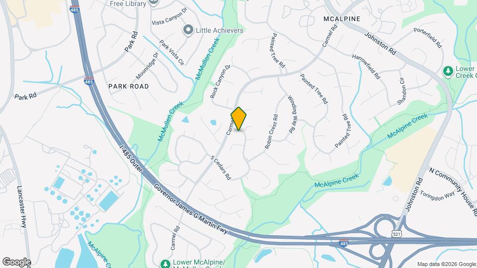 11112 5 Cedars Rd Map and Location Details