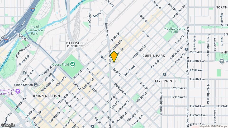 2427 Lawrence St Map and Location Details