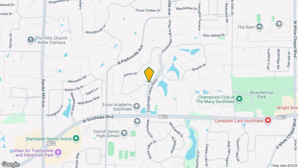 300 Southridge Lakes Pkwy Map and Location Details