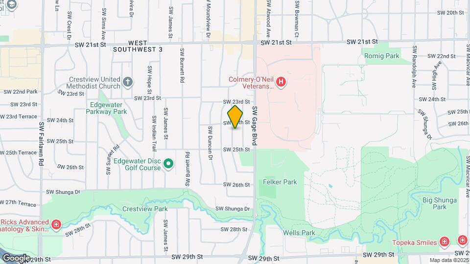 2412 SW Mission Ave Map and Location Details