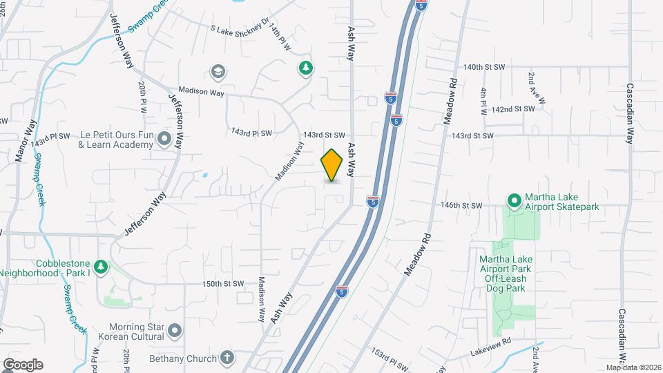 1114 145th Pl SW, Unit 103 Map and Location Details