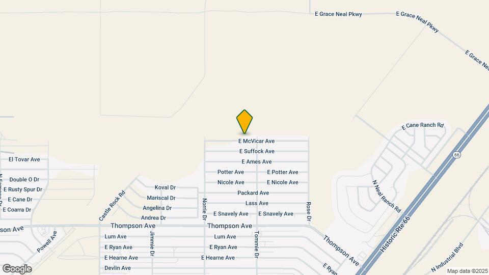 3851 E McVicar Ave Map and Location Details