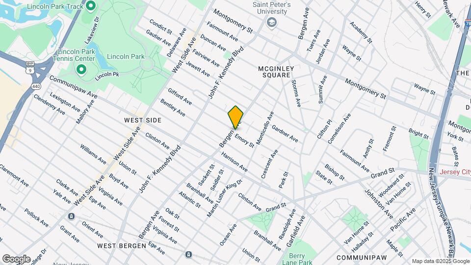 574 Bergen Ave Mapa y Detalles de la Ubicación