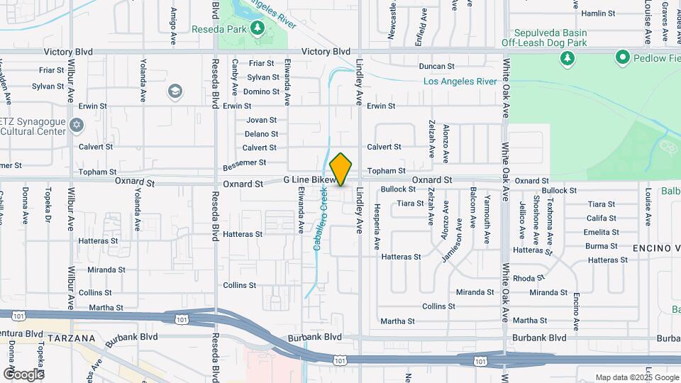 18130 Oxnard St Map and Location Details