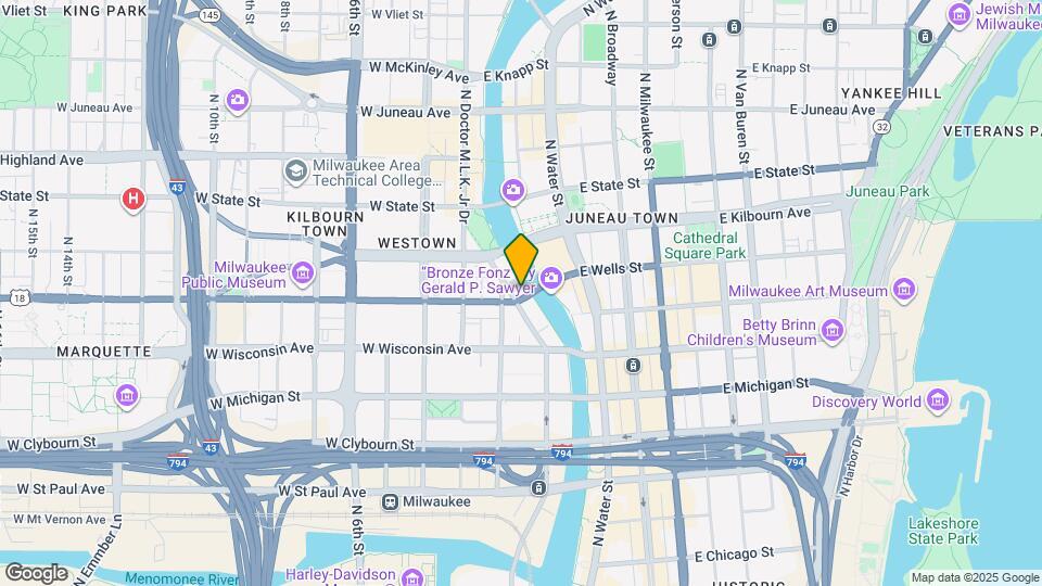 108 W Wells St Map and Location Details